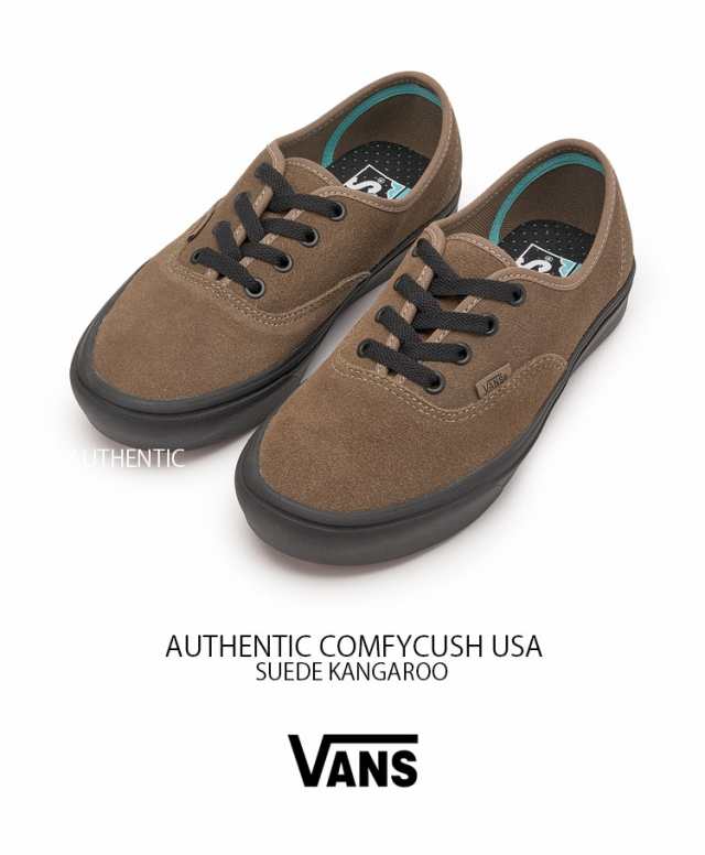 VANS バンズ スニーカー AUTHENTIC COMFYCUSH SUEDE KANGAROO USA シューズ オーセンティック  コンフィークッシュ VN0A4BVVBYW