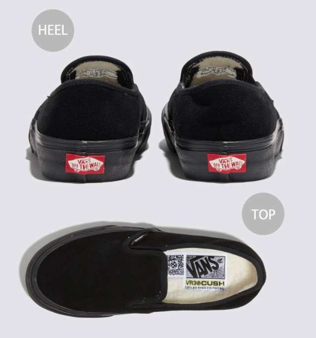 VANS バンズ スニーカー SLIP-ON VR3 SF SHERPA BLACK VN0A4BX8BLA