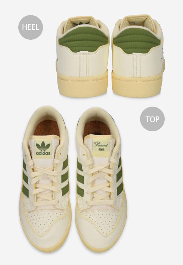 adidas originals アディダス スニーカー END. CENTENNIAL LOW ID2907 CREAM GREEN GUM シューズ エンド センテニアル コラボ_3