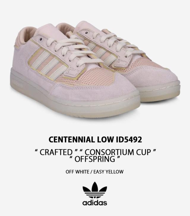 adidas originals アディダス スニーカー OFFSPRING CENTENNIAL LOW ID5492 WHITE YELLOW シューズ オフスプリング センテニアル コラボ_1