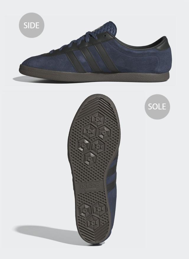 adidas originals アディダス スニーカー LONDON IE0825 INK BLACK GUM ロンドン シューズ スエード スウェード インク ブラック ガム_2