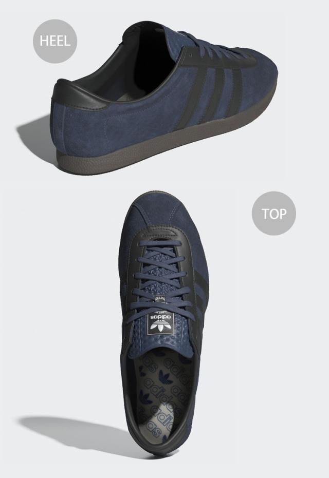 adidas originals アディダス スニーカー LONDON IE0825 INK BLACK GUM ロンドン シューズ スエード スウェード インク ブラック ガム_3