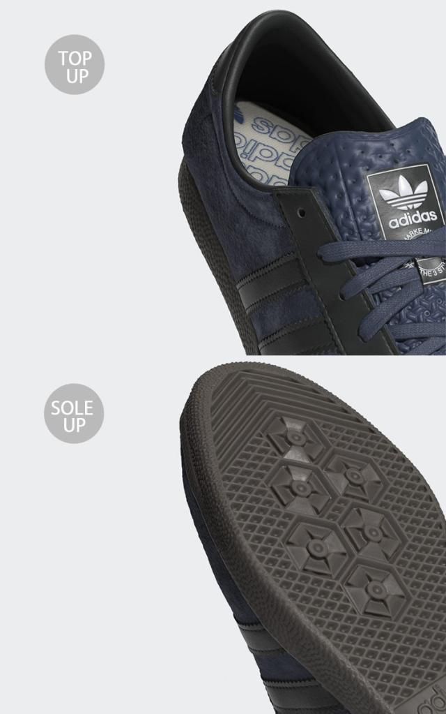 adidas originals アディダス スニーカー LONDON IE0825 INK BLACK GUM ロンドン シューズ スエード スウェード インク ブラック ガム_4