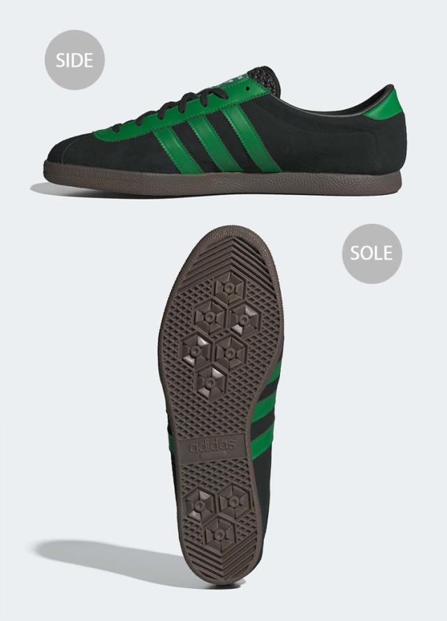 adidas originals アディダス スニーカー LONDON IE0826 BLACK GREEN GUM ロンドン シューズ スエード ブラック グリーン ガム_2