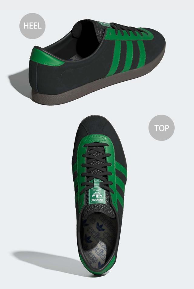 adidas originals アディダス スニーカー LONDON IE0826 BLACK GREEN GUM ロンドン シューズ スエード ブラック グリーン ガム_3