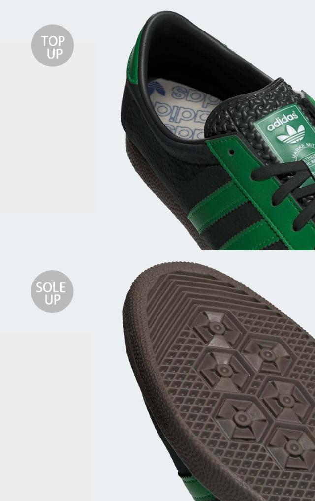 adidas originals アディダス スニーカー LONDON IE0826 BLACK GREEN GUM ロンドン シューズ スエード ブラック グリーン ガム_4