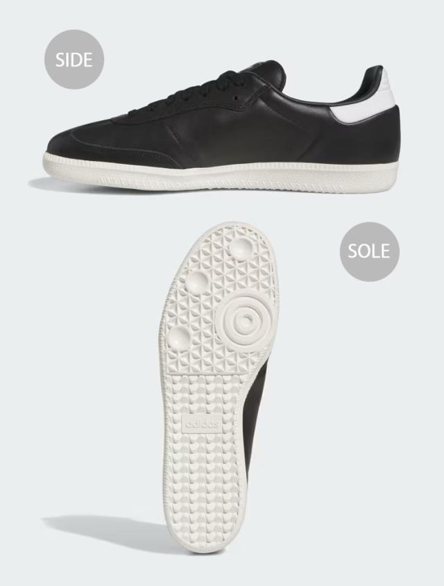 adidas originals アディダス スニーカー SAMBA ADV IE3106 サンバ BLACK GRAY WHITE シューズ レザー 本革 SKATEBOARDING ブラック_2