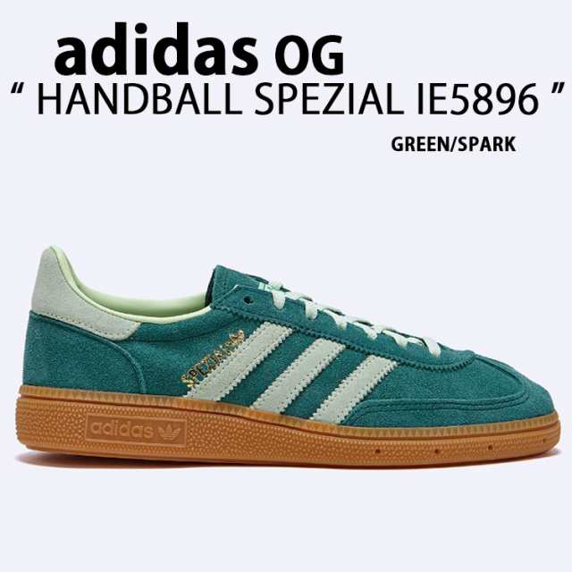 adidas Originals アディダス レディース スニーカー HANDBALL SPEZIAL IE5896 GREEN SPARK GUM ハンドボール スペツィアル スエード