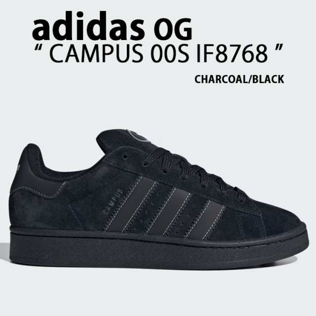 adidas originals アディダス スニーカー CAMPUS 00S IF8768 キャンパス CORE BLACK WHITE シューズ スエード コアブラック