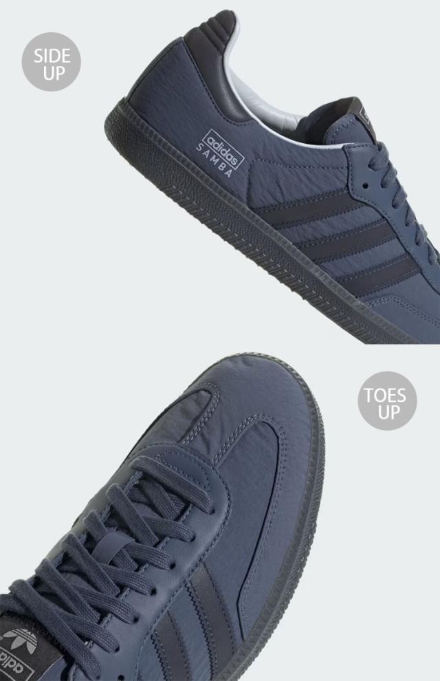 adidas originals アディダス スニーカー SAMBA OG IG6169 サンバ オリジナル INK INDIGO GRAY シューズ ナイロン リフレクター 反射_5