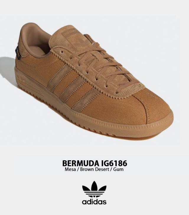 adidas originals アディダス スニーカー BERMUDA IG6186 MESA BROWN バミューダ シューズ CORDURA ナイロン メサ ブラウンデザート_1