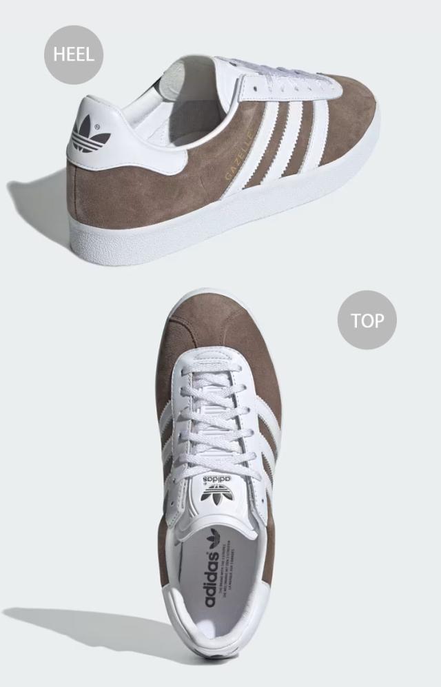 adidas originals アディダス スニーカー GAZELLE 85 IG6220 EARTH WHITE GOLD ガゼル シューズ スエード スウェード 本革 アース_3
