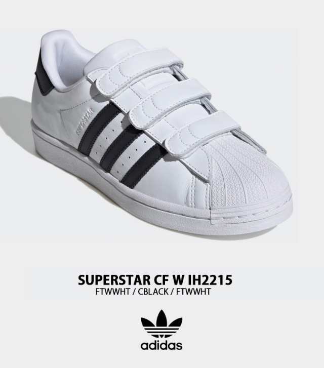 adidas originals アディダス レディース スニーカー SUPERSTAR CF W IH2215 FTWWHT CBLACK スーパースター