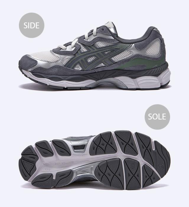 asics アシックス スニーカー GEL-NYC CREAM STEAL GRAY 1203A383-101