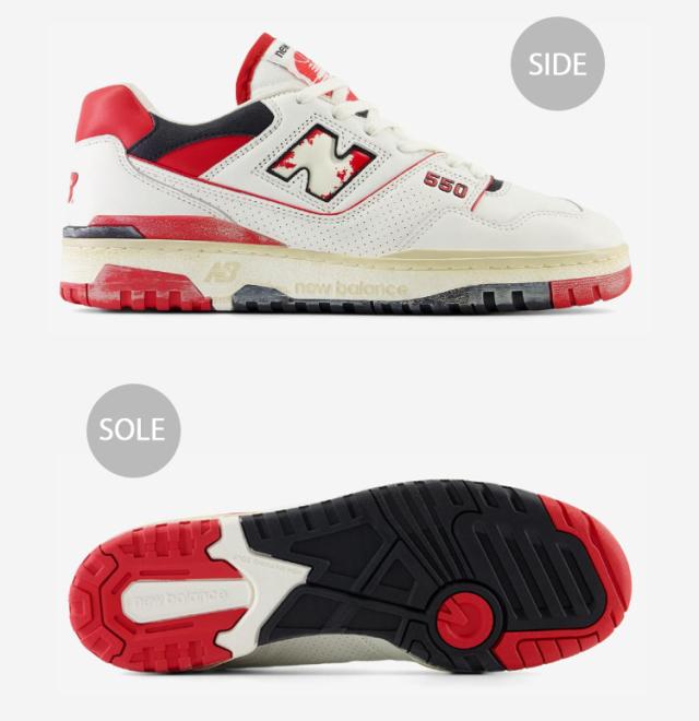 New Balance ニューバランス スニーカー BB550VGA VINTAGE RED シューズ NewBalanceBB550_2