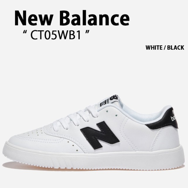 New Balance ニューバランス スニーカー CT05WB1 WHITE BLACK ホワイト ブラック シューズ レザー 本革 メンズ レディース 男性用 女性用