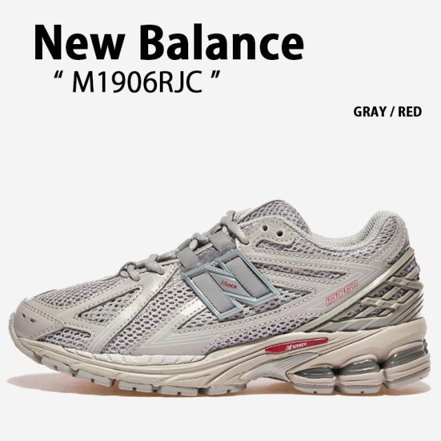 New Balance ニューバランス スニーカー M1906 M1906RJC GRAY RED グレー レッド シューズ レザー 本革 メンズ レディース 男性用 女性用