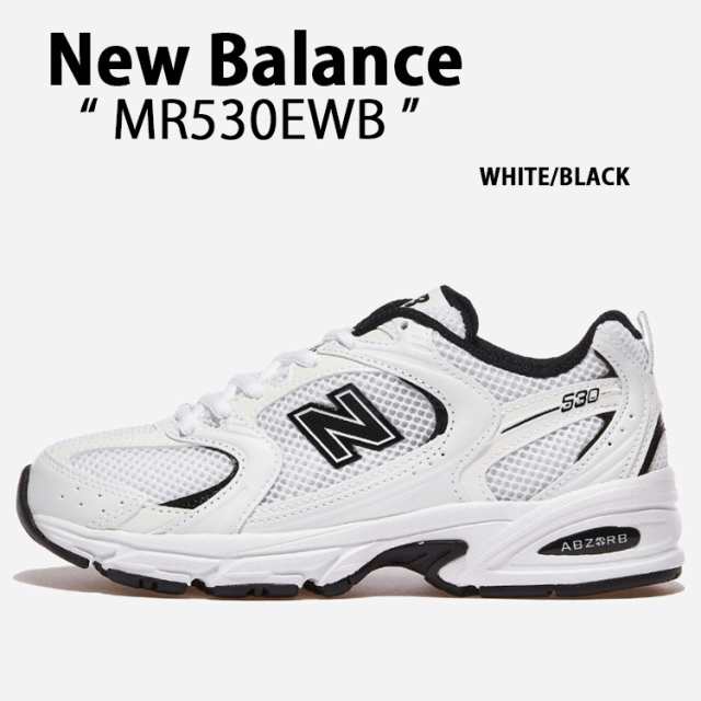 New Balance ニューバランス スニーカー MR530EWB WHITE BLACK シューズ メッシュ NewBalance530 ニューバランス530 クラシックパック