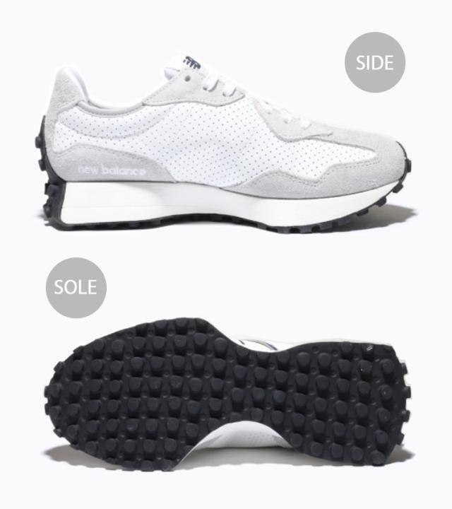 New Balance 327 ホワイト/グレー スニーカー ニューバランス ☆国内在庫有☆New Balance 327 White/Gray (New Balance