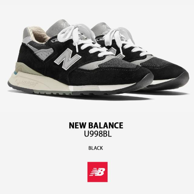 New Balance ニューバランス スニーカーU998BL BLACK シューズ