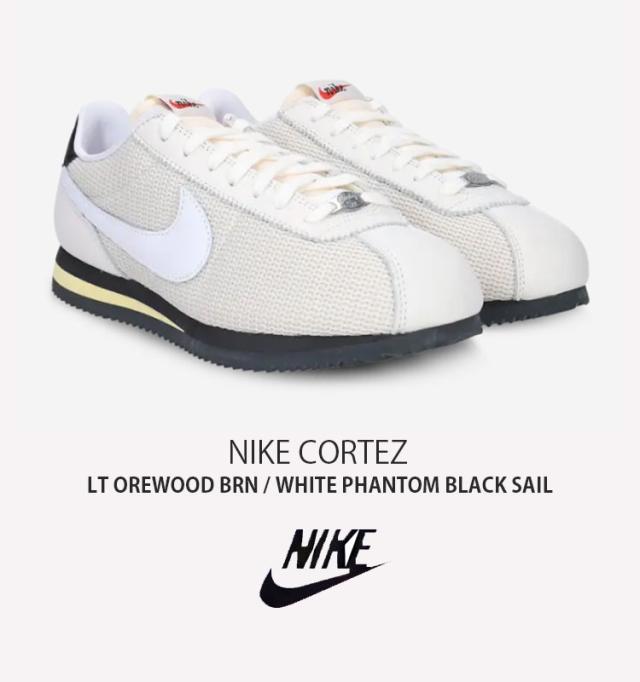 NIKE ナイキ スニーカー CORTEZ コルテッツ FZ4630-100 ライトブラウン アイボリー ホワイト ブラック ローカット メンズ レディース NIKE ナイキ スニーカー CORTEZ コルテッツ FZ4630-100 ライトブラウン