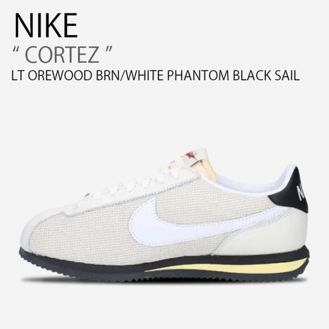 NIKE ナイキ スニーカー CORTEZ コルテッツ FZ4630-100 ライトブラウン アイボリー ホワイト ブラック ローカット メンズ レディース