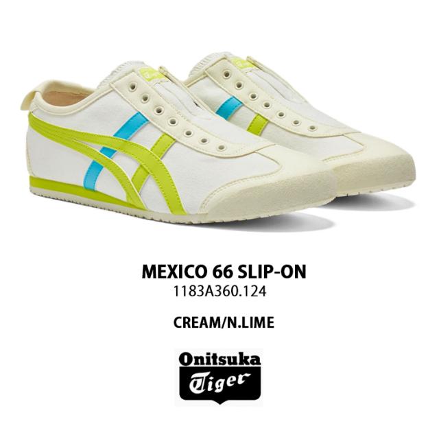 Onitsuka Tiger オニツカタイガー スニーカーMEXICO 66 SLIP-ON CREAM 