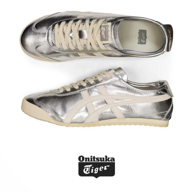 Onitsuka Tiger オニツカタイガー スニーカーMEXICO 66 SILVER OFF WHITE メンズ レディース 男性用 女性用_4