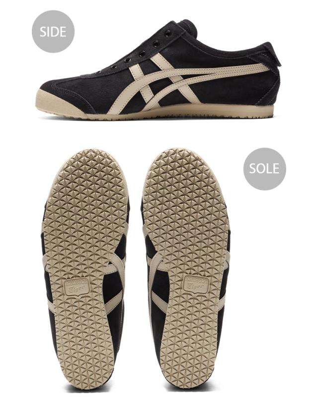Onitsuka Tiger オニツカタイガー スニーカー MEXICO 66 SLIP-ON BLACK