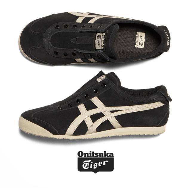 Onitsuka Tiger オニツカタイガー スニーカー MEXICO 66 SLIP-ON BLACK