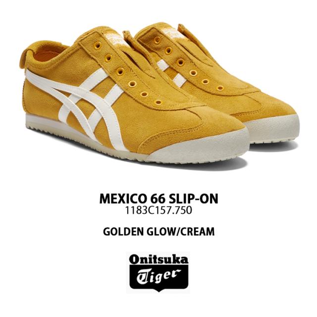 Onitsuka Tiger オニツカタイガー スニーカー MEXICO 66 SLIP-ON GOLDEN GLOW CREAMメンズ レディース_1