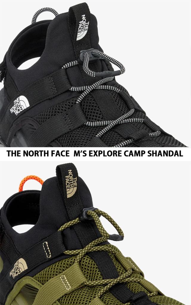 THE NORTH FACE ノースフェイス シャンダル サンダル M EXPLORE CAMP SHANDAL スポーツサンダル スポサン BLACK OLIVE シューズサンダル NS82R53 NS98Q12