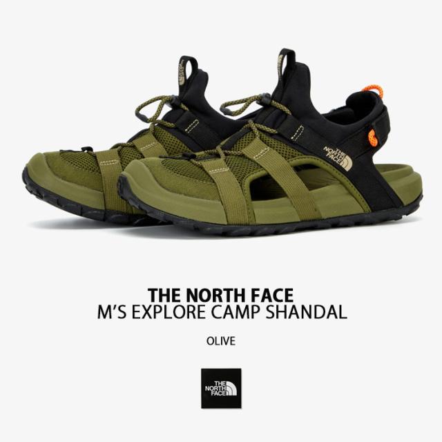 THE NORTH FACE ノースフェイス シャンダル サンダル M EXPLORE CAMP SHANDAL スポーツサンダル スポサン BLACK OLIVE シューズサンダル NS82R53 NS98Q12