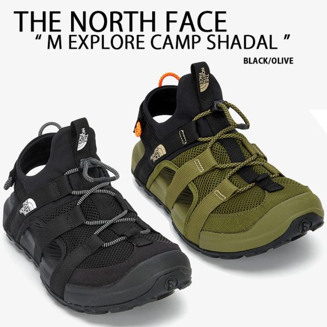 THE NORTH FACE ノースフェイス シャンダル サンダル M EXPLORE CAMP SHANDAL スポーツサンダル スポサン BLACK OLIVE シューズサンダル NS82R53 NS98Q12