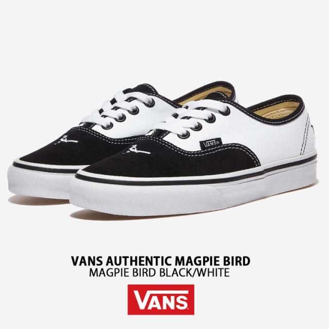 VANS バンズ スニーカー AUTHENTIC MAGPIE BIRD BLACK WHITE