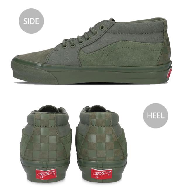 VANS バンズ スニーカー Sk8-Mid Reissue 83 MG LX TDC OLIVINE