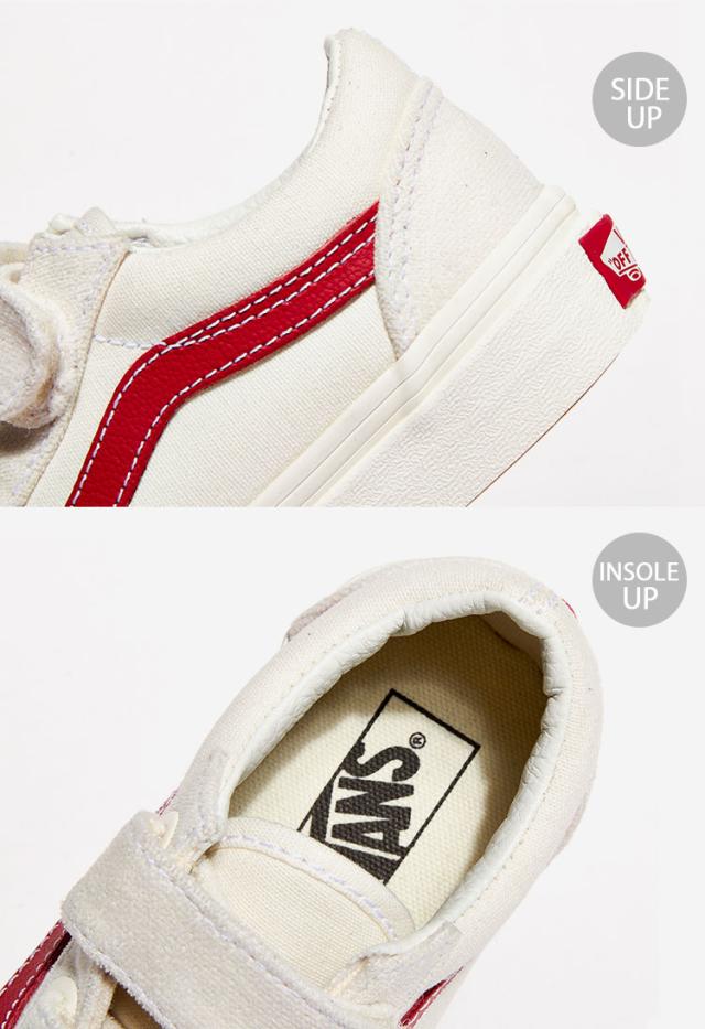 VANS バンズ キッズ スニーカー OLDSKOOL V MARSHMALLOW RACING