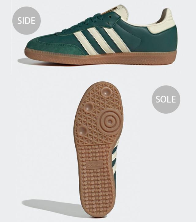 adidas originals アディダス スニーカー SAMBA OG W IE0872 サンバ オリジナル CGREEN CREWHT GOLDMT グリーン_1