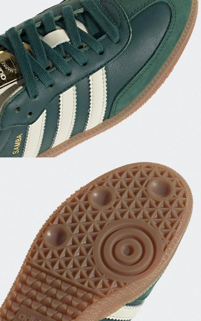 adidas originals アディダス スニーカー SAMBA OG W IE0872 サンバ オリジナル CGREEN CREWHT GOLDMT グリーン_3