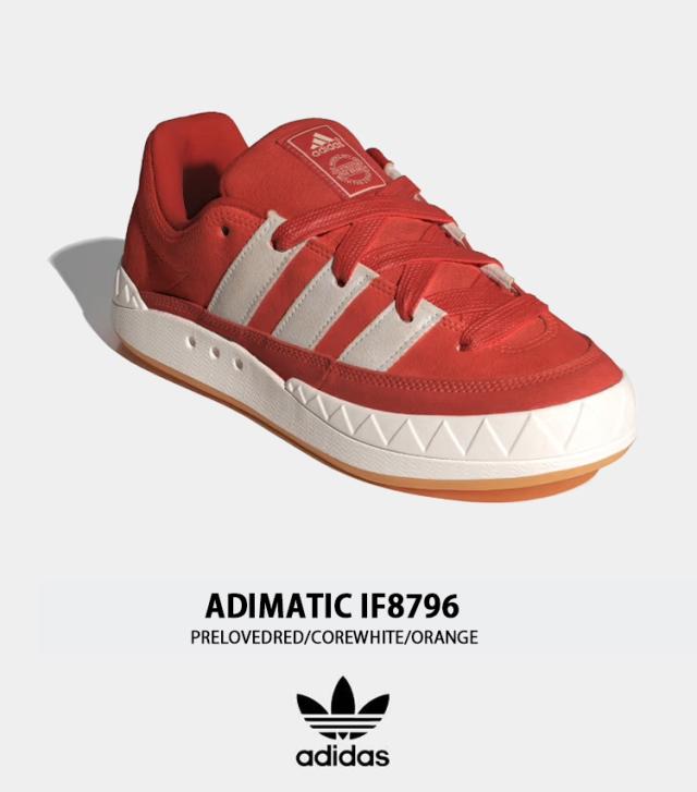 adidas originals アディダス スニーカー ADIMATIC IF8796 アディマティック PRELOVED RED CORE WHITE ORANGE_4