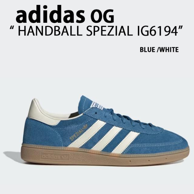 adidas Originals アディダス スニーカー HANDBALL SPEZIAL IG6194 BLUE WHITE ハンドボール スペツィアル