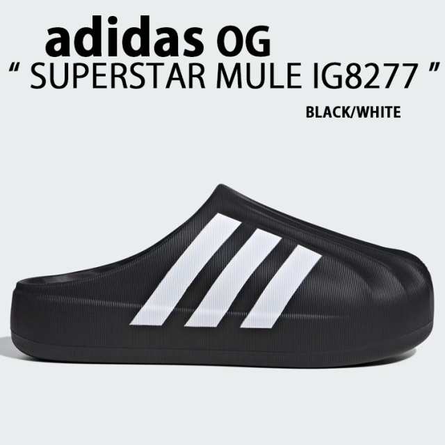 adidas originals アディダス レディース ミュール SUPERSTAR MULE IG8277 スーパースター BLACK スリッパ スリッポン ミュールサンダル