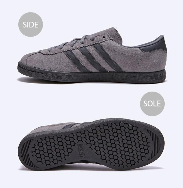 adidas Originals アディダス オリジナルス スニーカー STADT シュタット JI1880 DARK GRAY BLACK ューズ スエード ダークグレー ブラック