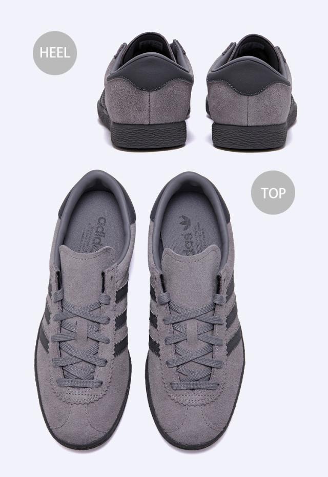 adidas Originals アディダス オリジナルス スニーカー STADT シュタット JI1880 DARK GRAY BLACK ューズ スエード ダークグレー ブラック