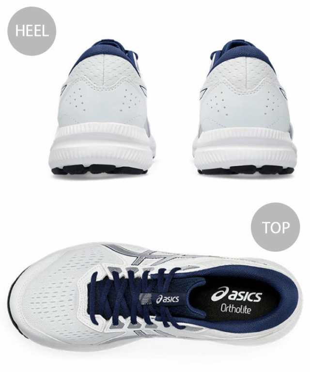 ASICS アシックス スニーカー GEL-CONTEND 8 1011B492-104 WHITE BLUE EXPANSE ゲル コンテンド 8 ホワイト ブルーエクスパンス シューズ