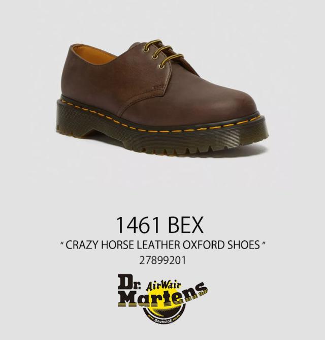Dr.Martens ドクターマーチン レザーシューズ 1461 BEX CRAZY HORSE LEATHER OXFORD SHOES 27899201 Dark Brown 3EYE_1
