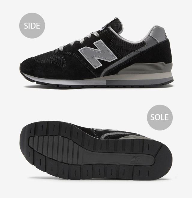 New Balance ニューバランス スニーカー CM996BK2 BLACK GRAY シューズ NewBalance996 ニューバランス996 本革 ブラック スエード_2