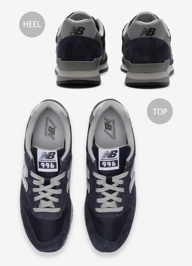 New Balance ニューバランス スニーカー CM996NV2 NAVY GRAY シューズ NewBalance996 ニューバランス996 本革 ネイビー グレー スエード_3