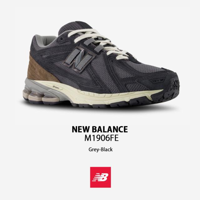 New Balance ニューバランス スニーカー M1906FE GREY BLACK シューズ メッシュ NewBalance1906_1
