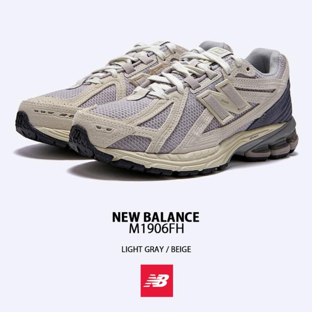 New Balance ニューバランス スニーカー M1906FH GRAY BEIGE シューズ メッシュ ランニングシューズ グレー ベージュ_1
